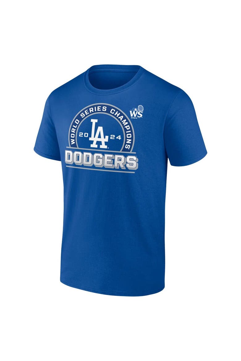 Men's Fanatics Royal Los Angeles Dodgers 2024 World Series Champions  Signature Roster T-Shirt, Alternate, color, Royal