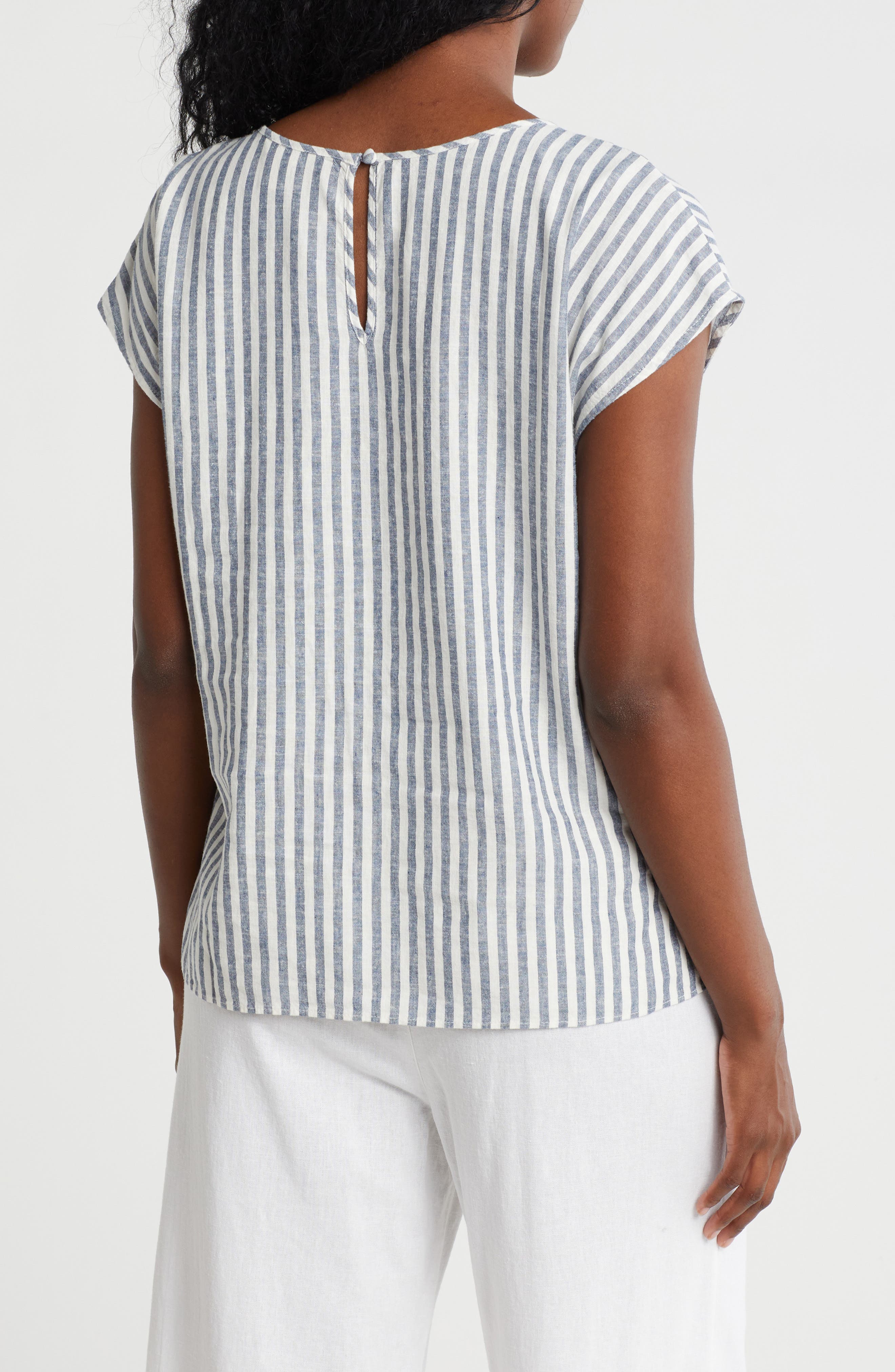 Grow Over Sleeve Linen Blend Top - image 4