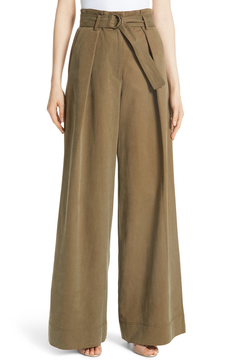 Ulla Johnson Rhodes Paperbag Waist Pants, Main, color,