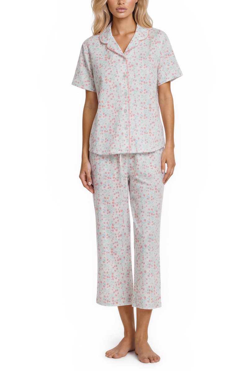 Flora By Flora Nikrooz Gabbie Pajamas, Alternate, color, Ivory