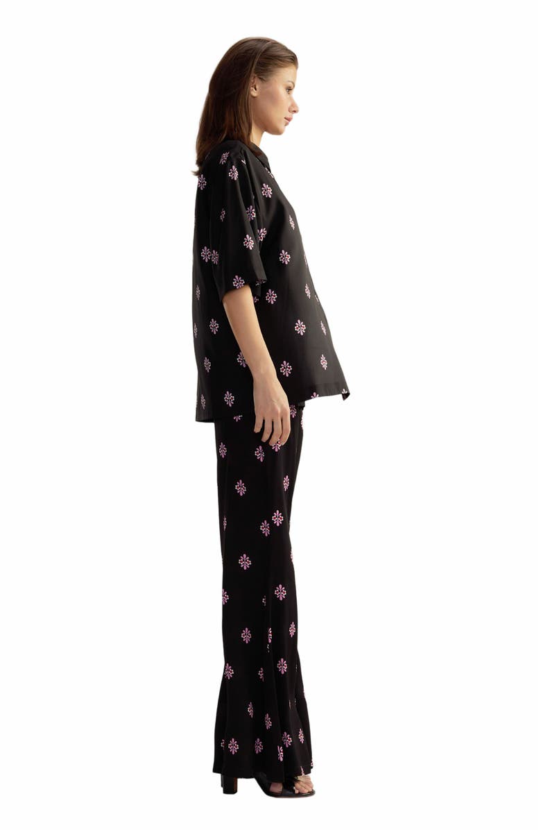 Cynthia Rowley Blake Flared Pants, Alternate, color, 