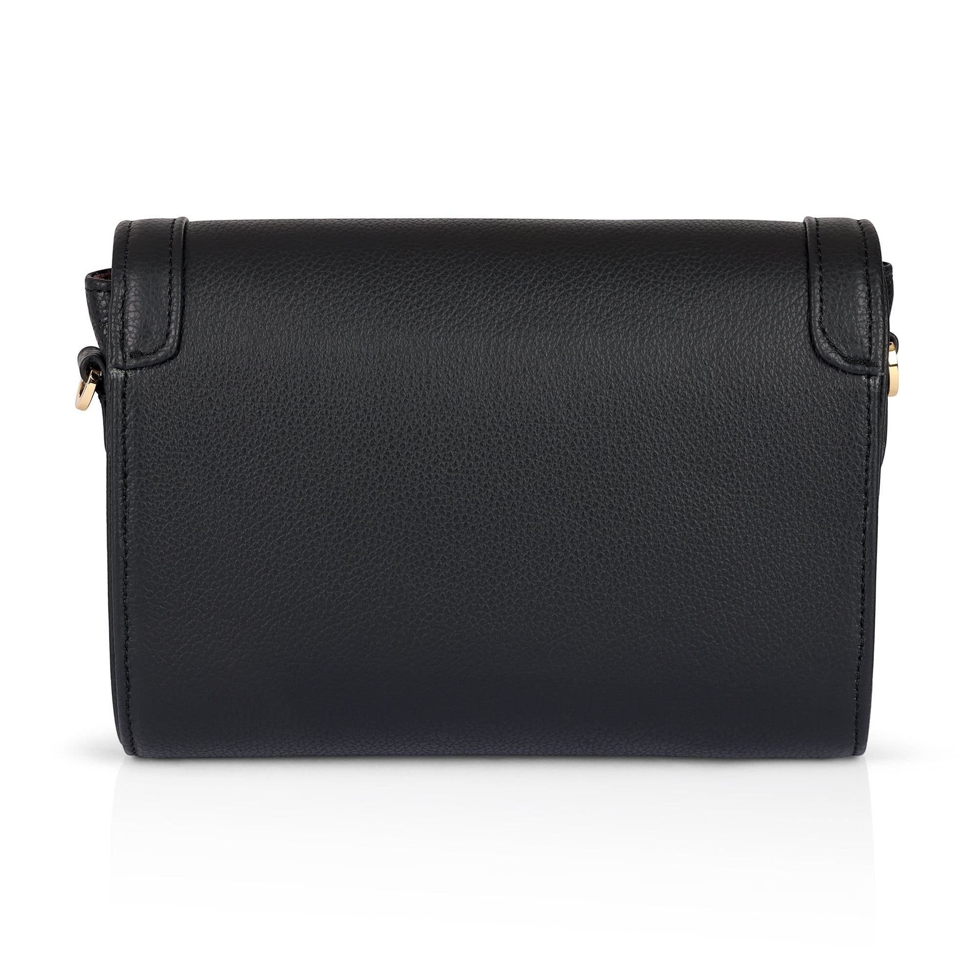 Charley Leather Crossbody, Alternate, color, Black