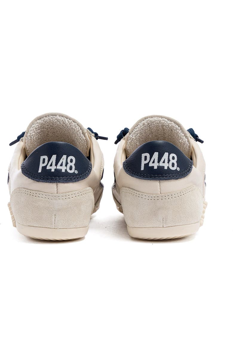 P448 Lisbon Crea Sneaker, Alternate, color, Cream Blue