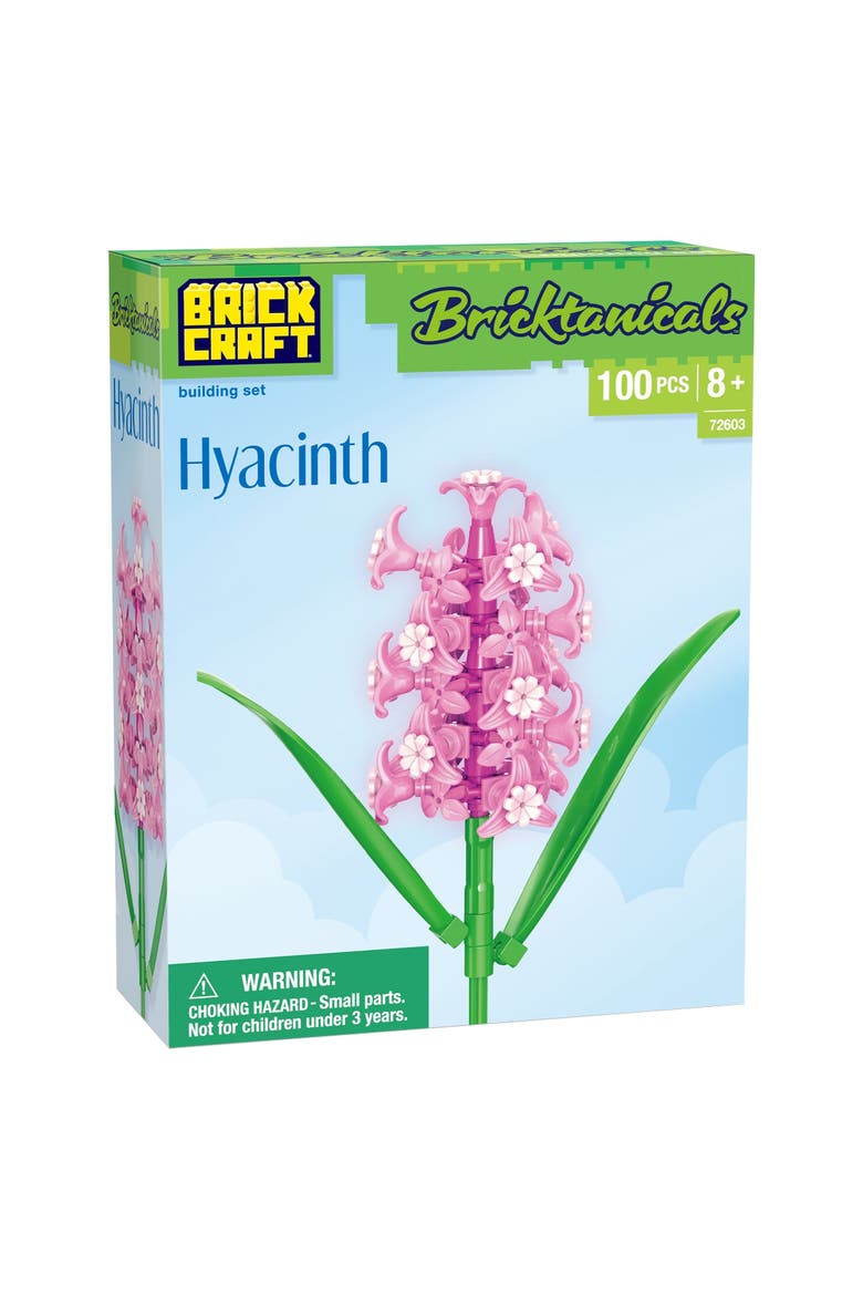 Bricktanicals Hyacinth Building Set, Alternate, color, Pink