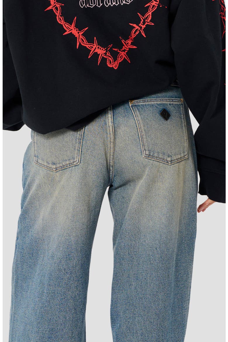 Relaxed Wide Leg Jeans, Alternate, color, KIT
