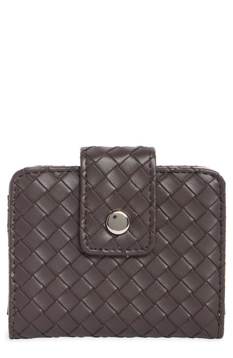 Pixie Woven Snap Bifold Wallet