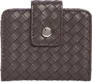 MUNDI SMALL LEATHER GOODS Pixie Woven Snap Bifold Wallet