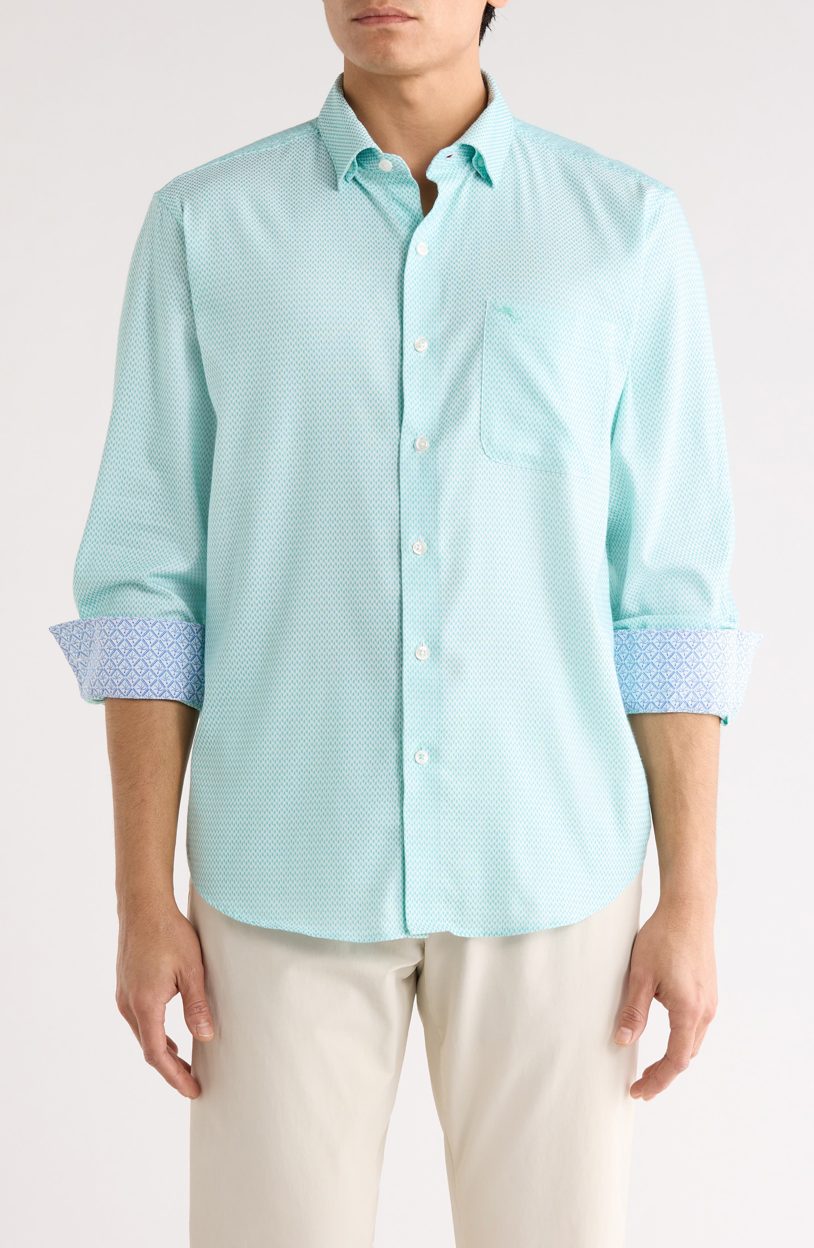 Tommy Bahama Sarasota Stretch Ventura Coast IslandZone® Button-Up Shirt