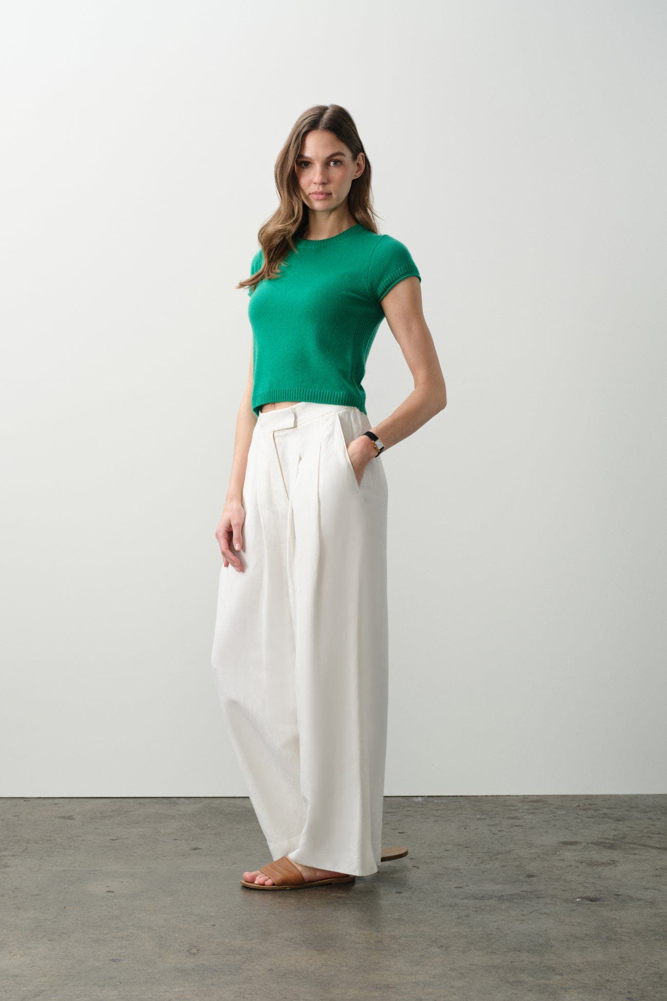 Donna Cap Sleeve Crew - image 3