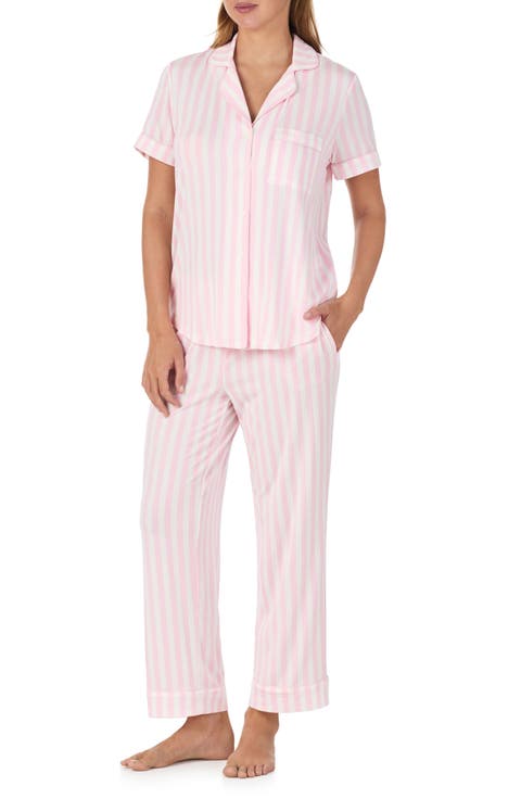 print crop pajamas