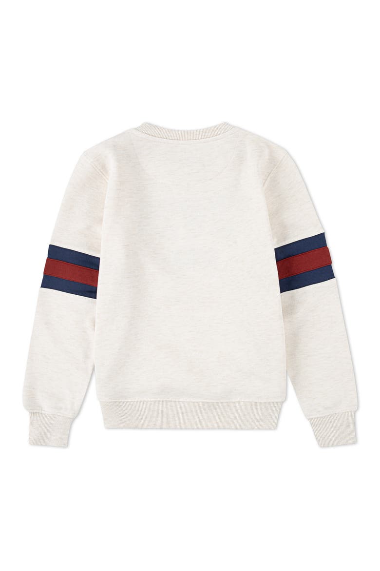Kids' Varsity Logo Graphic Sweatshirt, Alternate, color, OATMEAL HEATHER