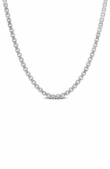 Box Link Chain Necklace, 1.50mm