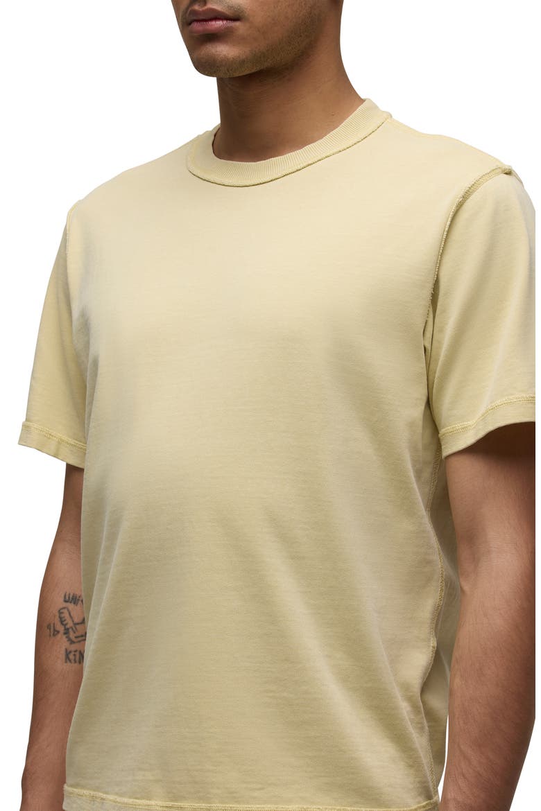 Heavyweight Cotton T-Shirt, Alternate, color, CITRON