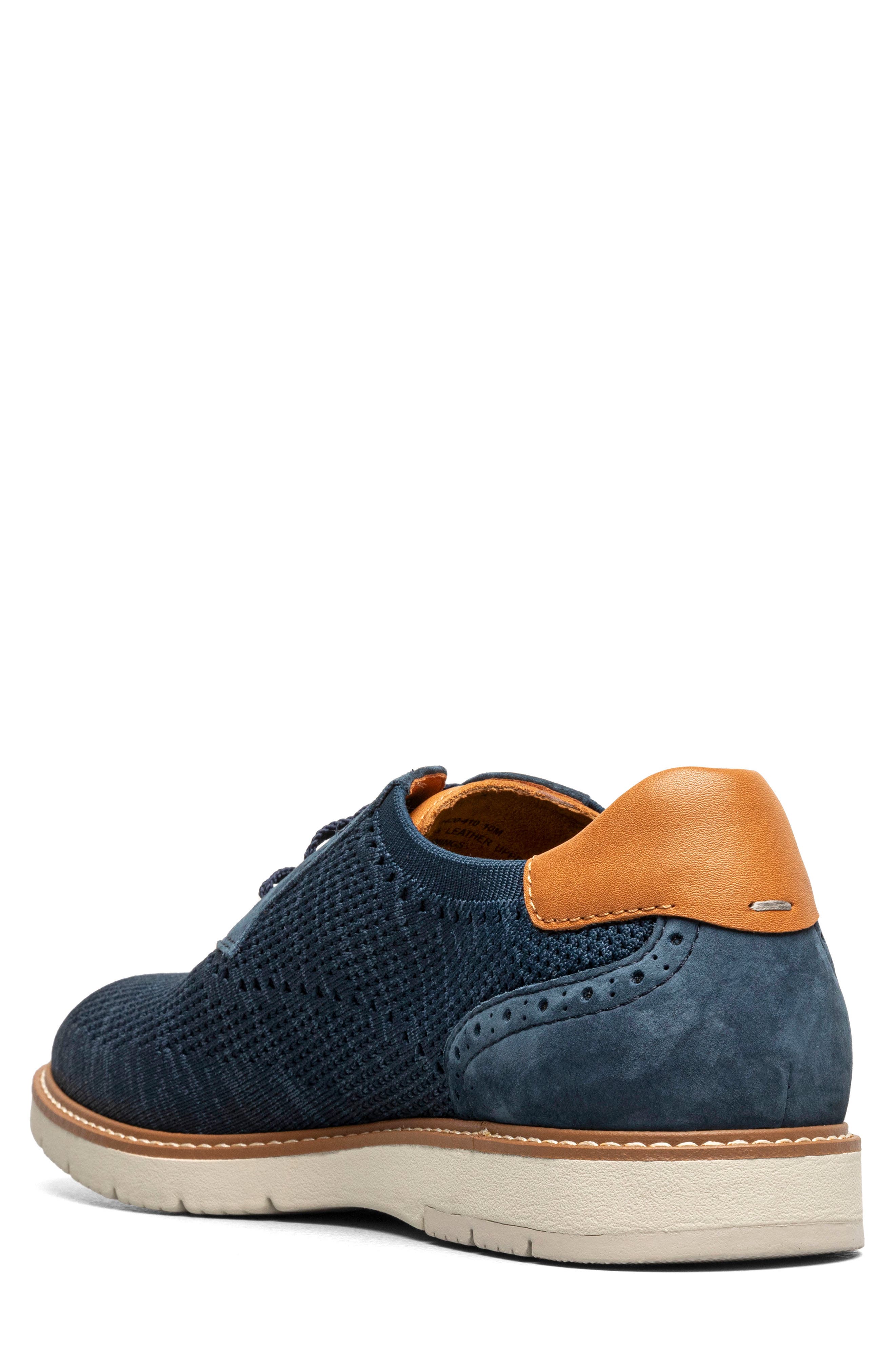 Florsheim Vibe Knit Derby, Alternate, color, Navy