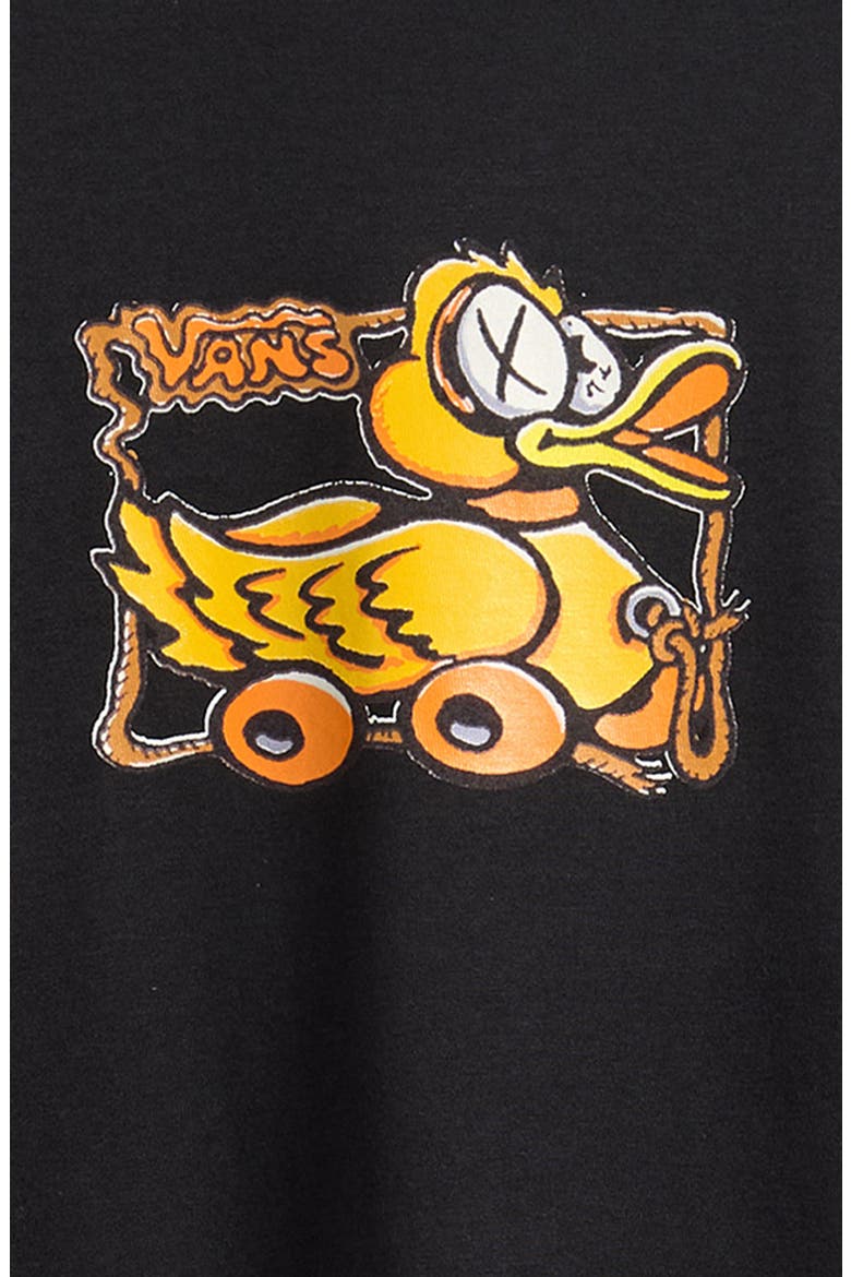 Kids' Rolling Fowl Cotton Graphic T-Shirt, Alternate, color, BLACK