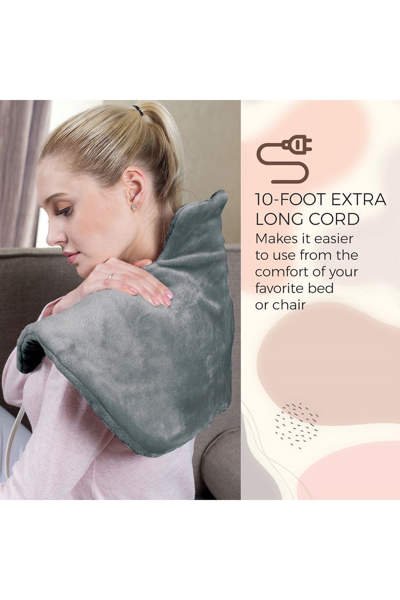 Neckl & Shoulder Heating Pad, Alternate, color, Grey