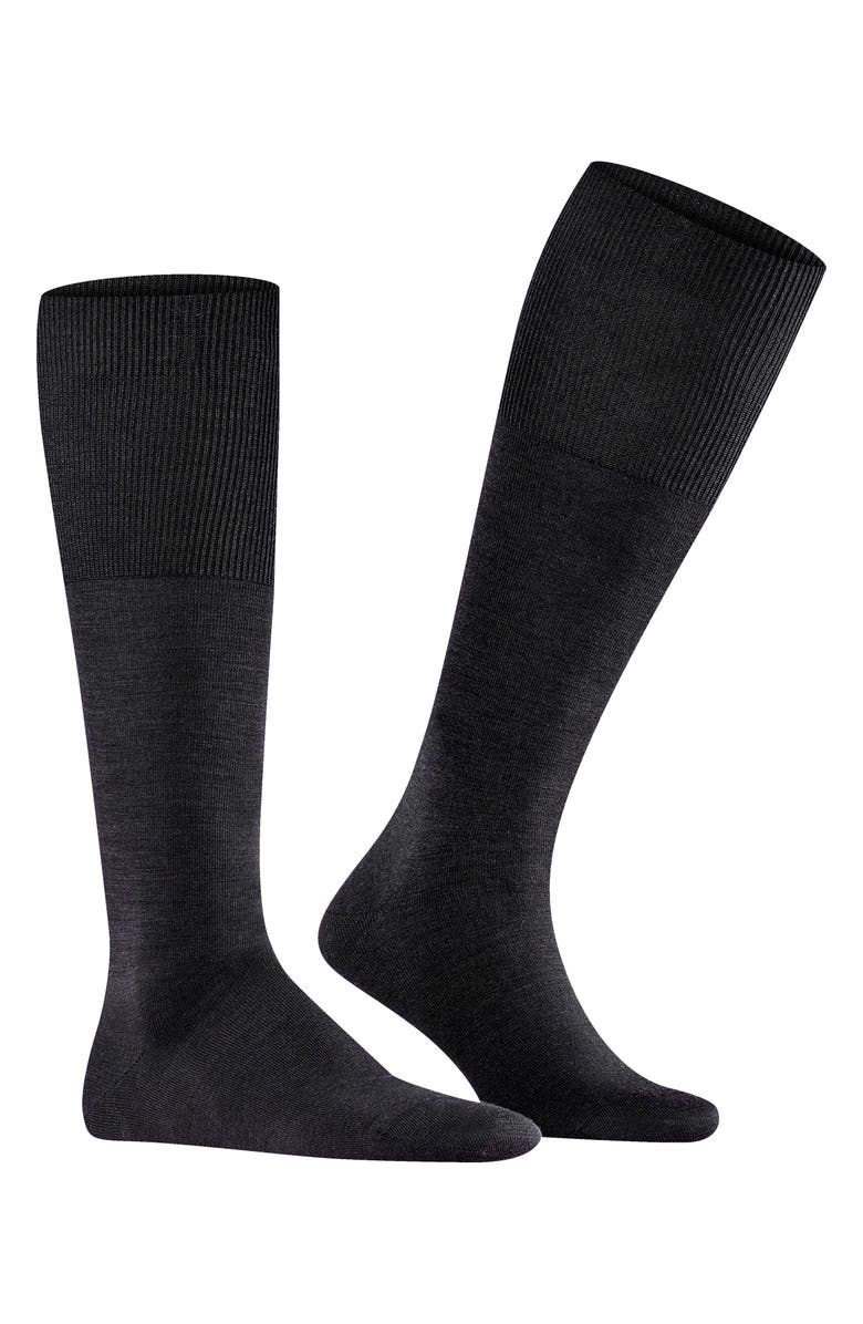 Falke Airport Knee High Socks, Main, color, Black