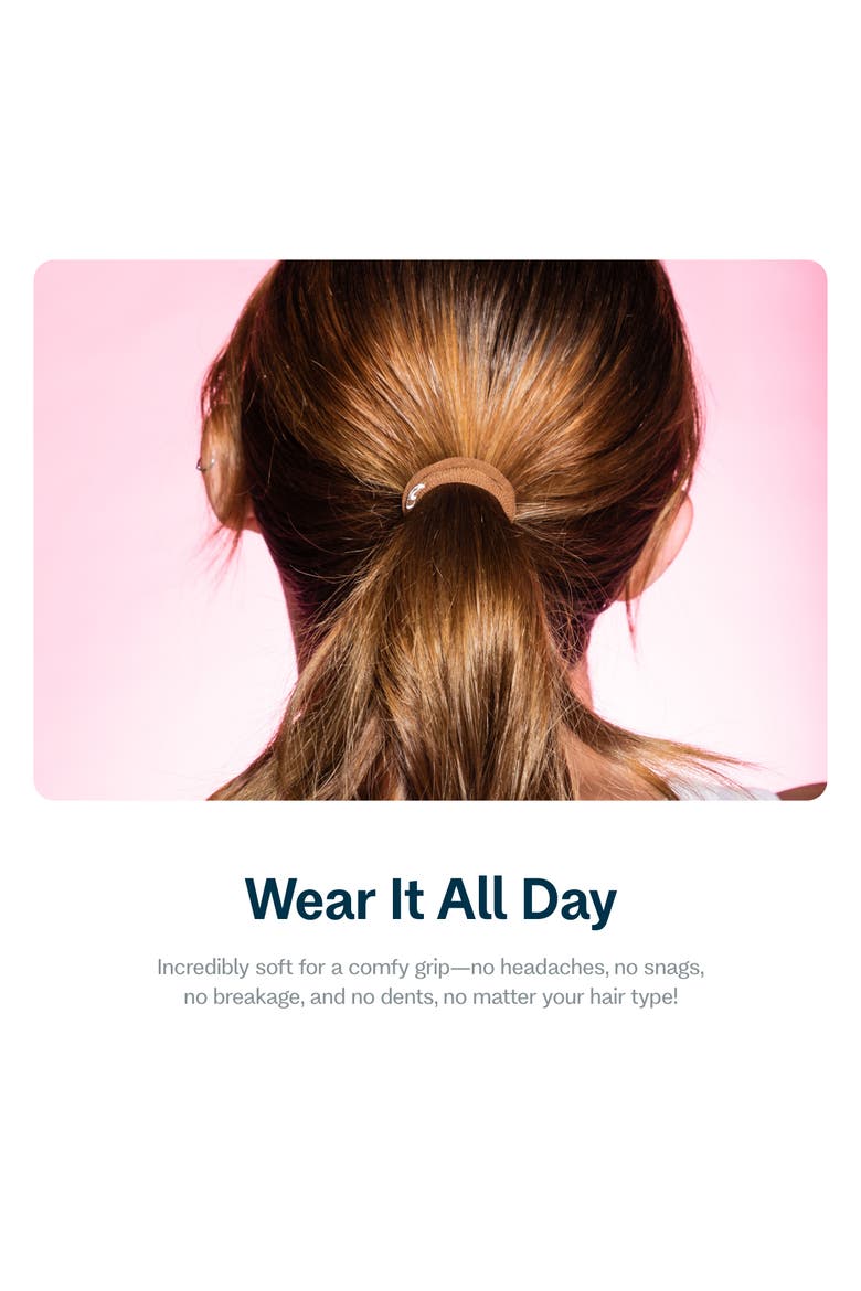 Fine Fit Hair Bands, Alternate, color, Light Brown