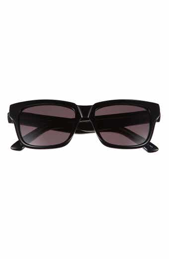 55mm Polarized Square Sunglasses