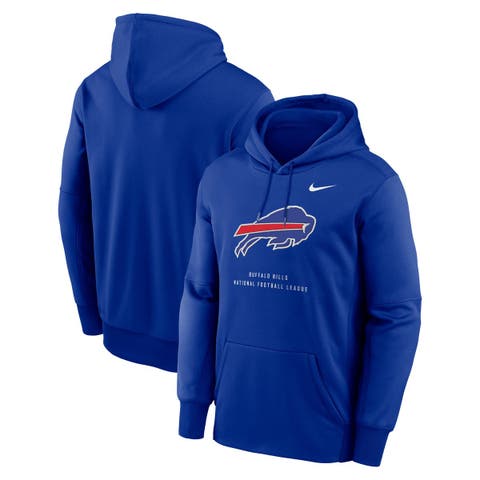 Men's Nike Royal Buffalo Bills Toss Sweep Therma-FIT Hoodie