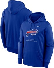 Nike Men's Nike Royal Buffalo Bills Toss Sweep Therma-FIT Hoodie