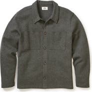 Marine Layer Boiled Wool Button-Up Shirt Jacket