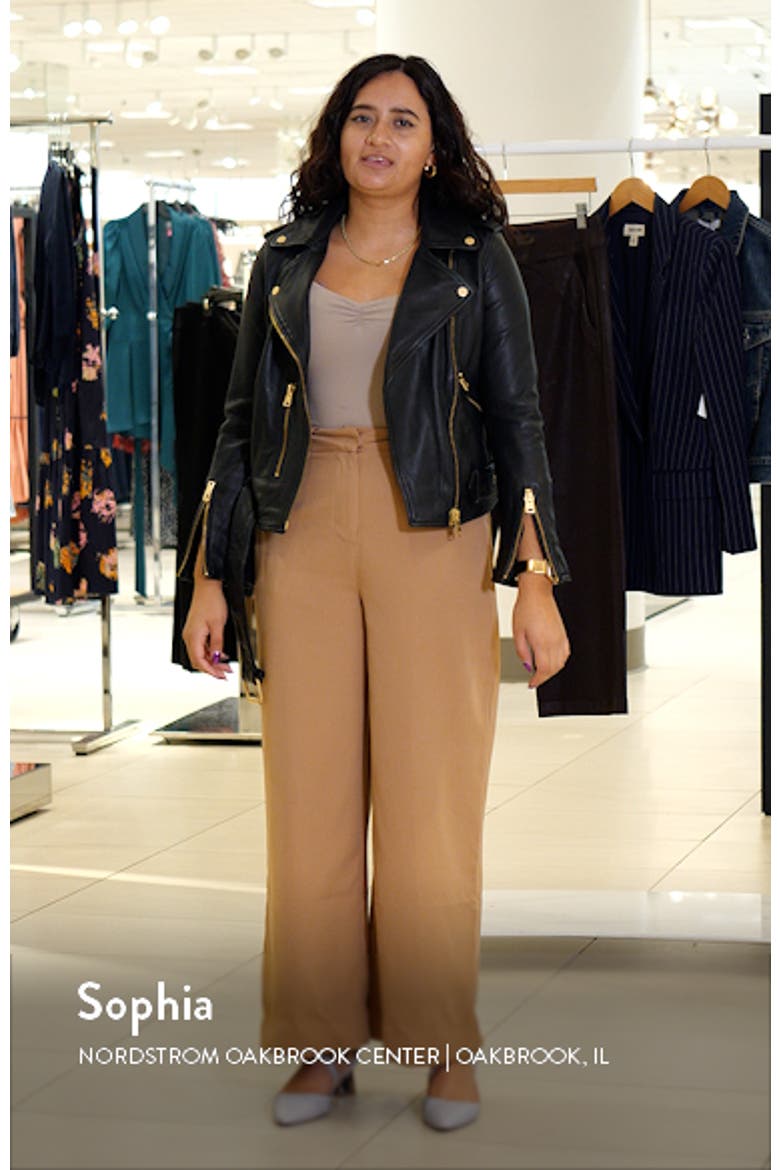 Balfern Sheepskin Leather Biker Jacket video