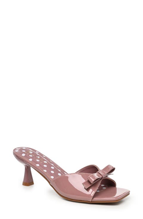 Bow Heeled Sandal