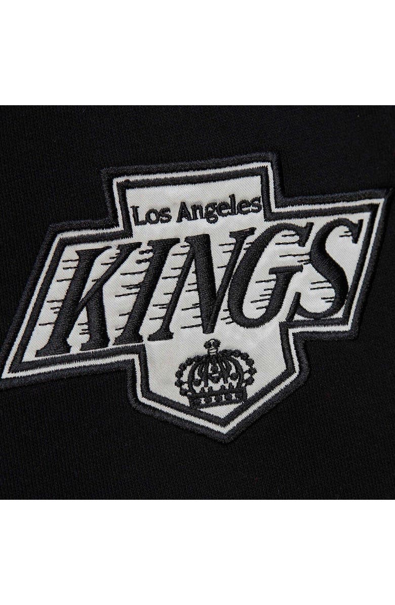 Mitchell & Ness Men's Mitchell & Ness Wayne Gretzky Black Los Angeles Kings Premium Name & Number Fleece Pullover Sweatshirt, Alternate, color, Black