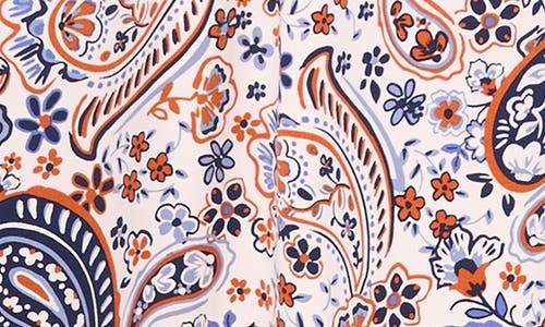 Vince Camuto Print Midi Dress In Multi