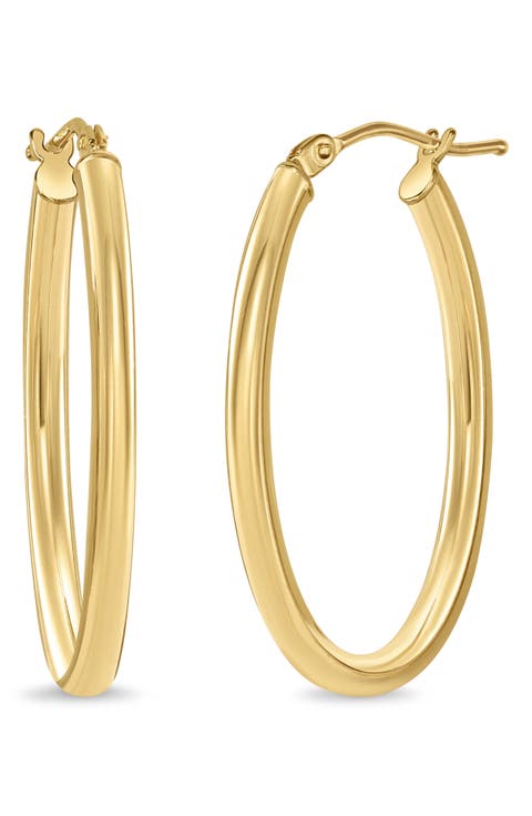 14k Gold Hoop Earrings