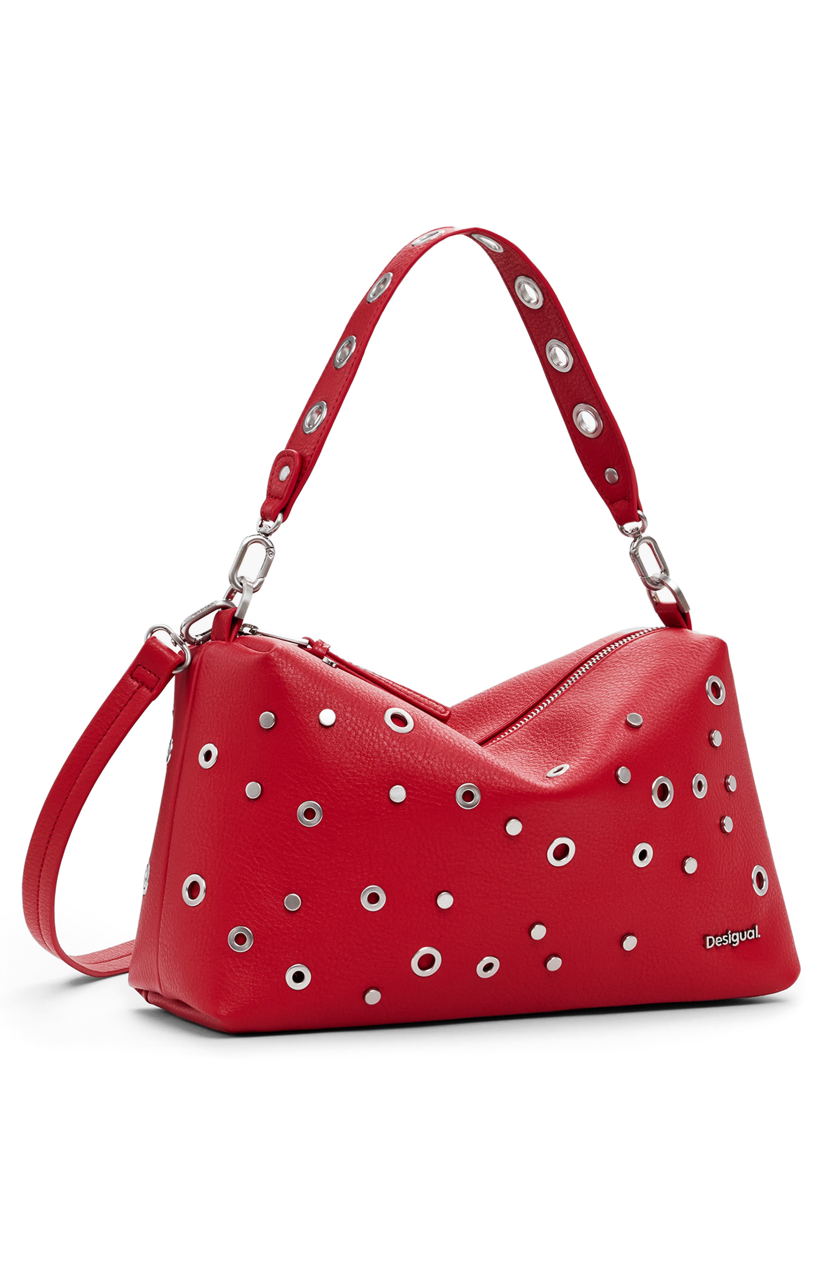 Desigual Faux Leather Shoulder Bag, Alternate, color, 