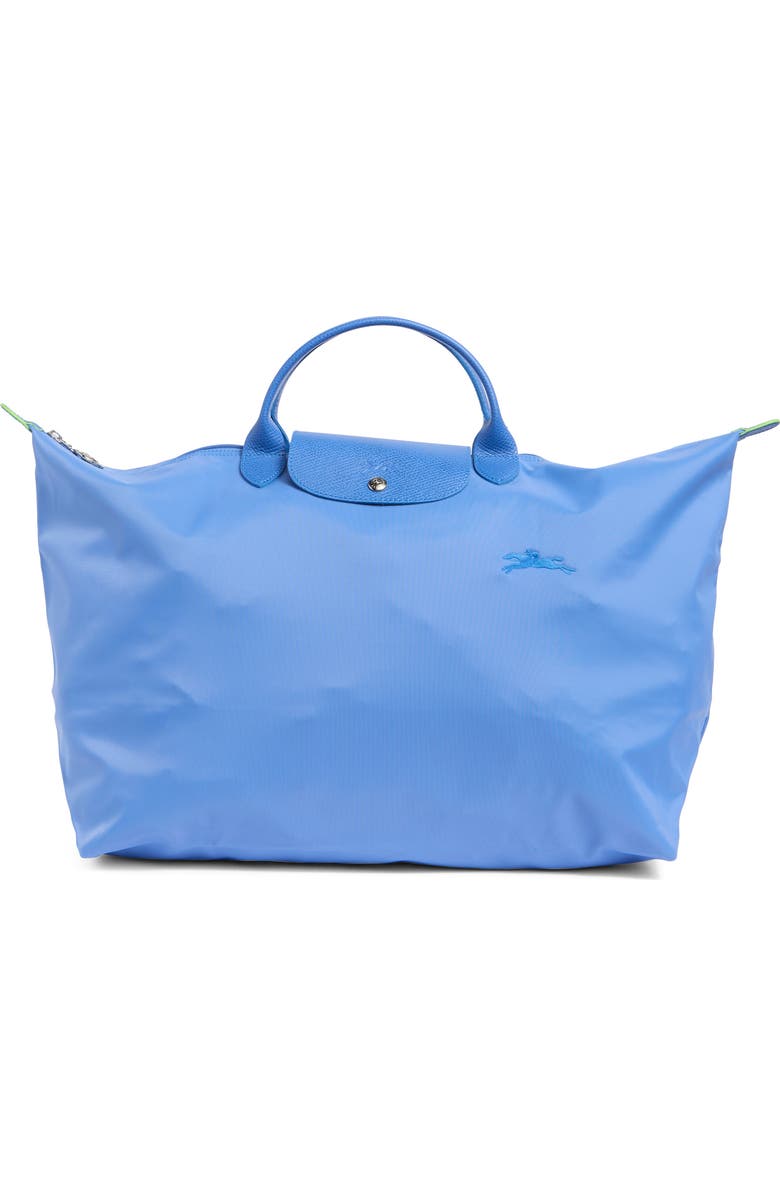 Longchamp Large Travel Duffle Bag, Main, color, Cornflower