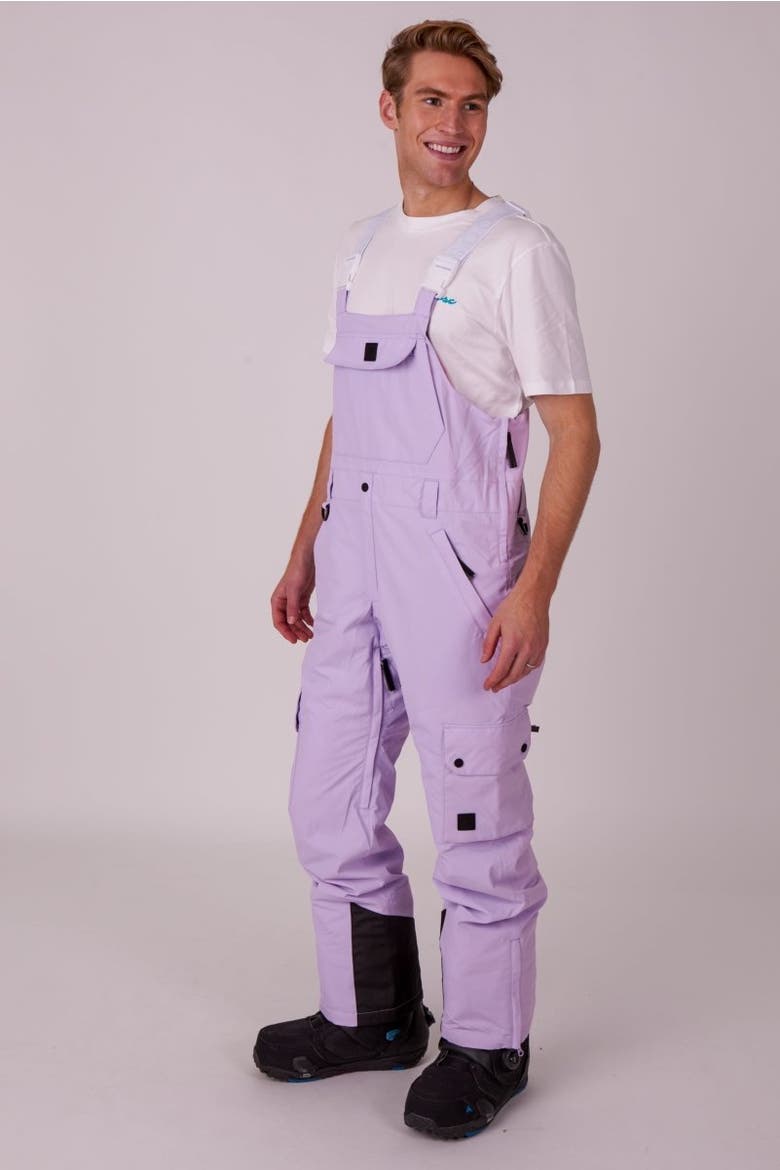 Yeh Man Bib Pant - Lavender, Alternate, color, Lavender