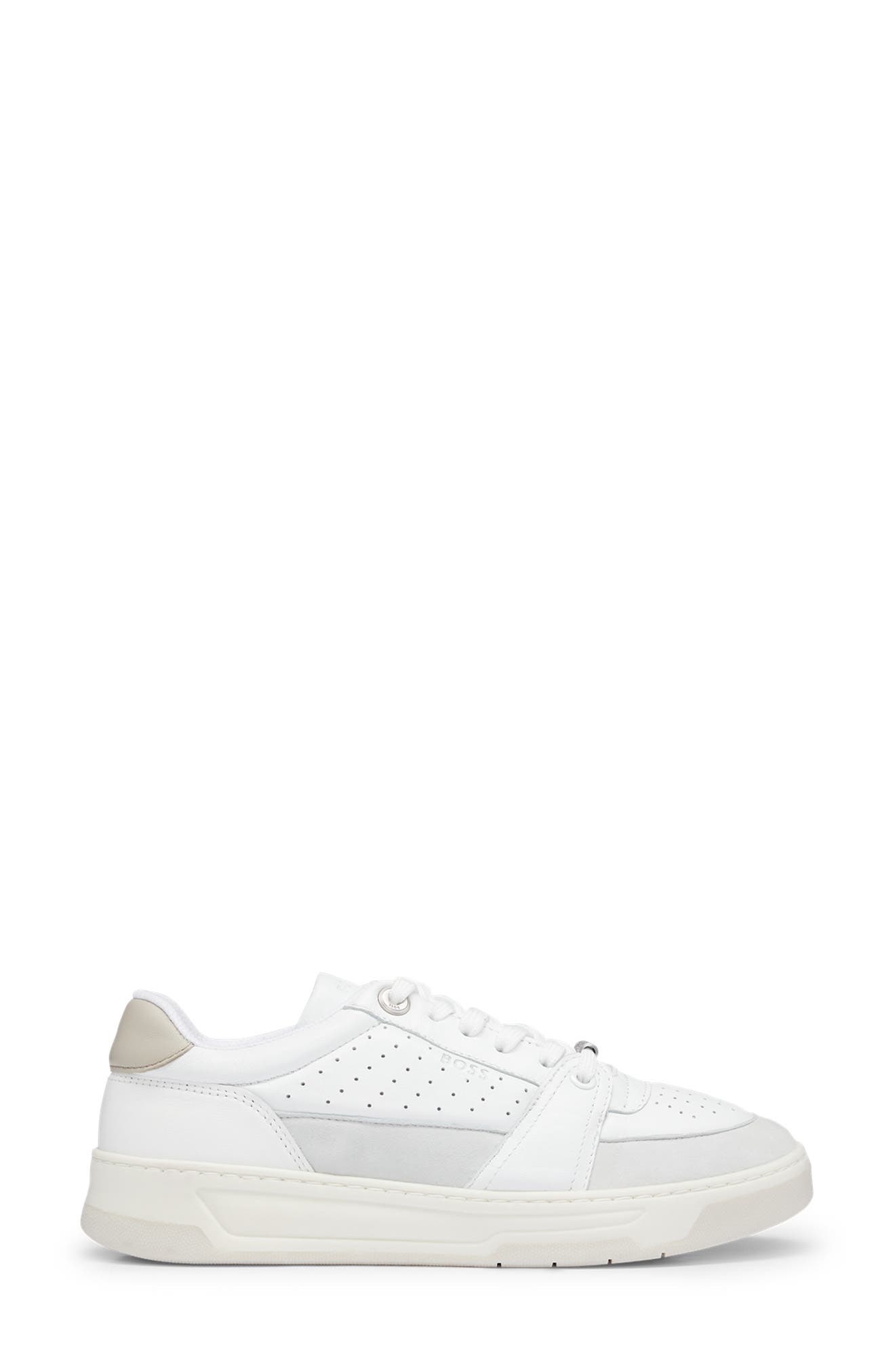 BOSS Baltimore Tennis Sneaker, Alternate, color, Open White