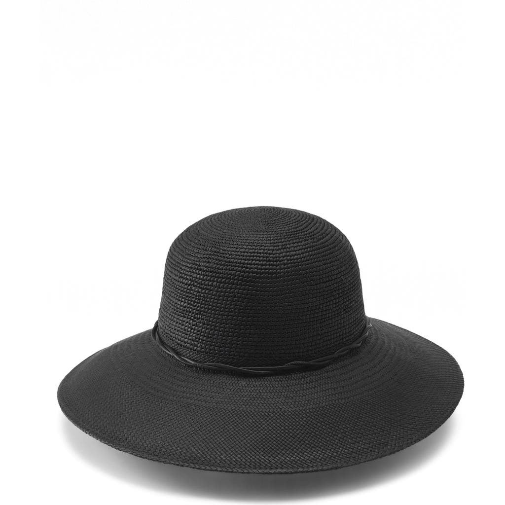 Helen Kaminski Malina Wide Brim Hat In Charcoal