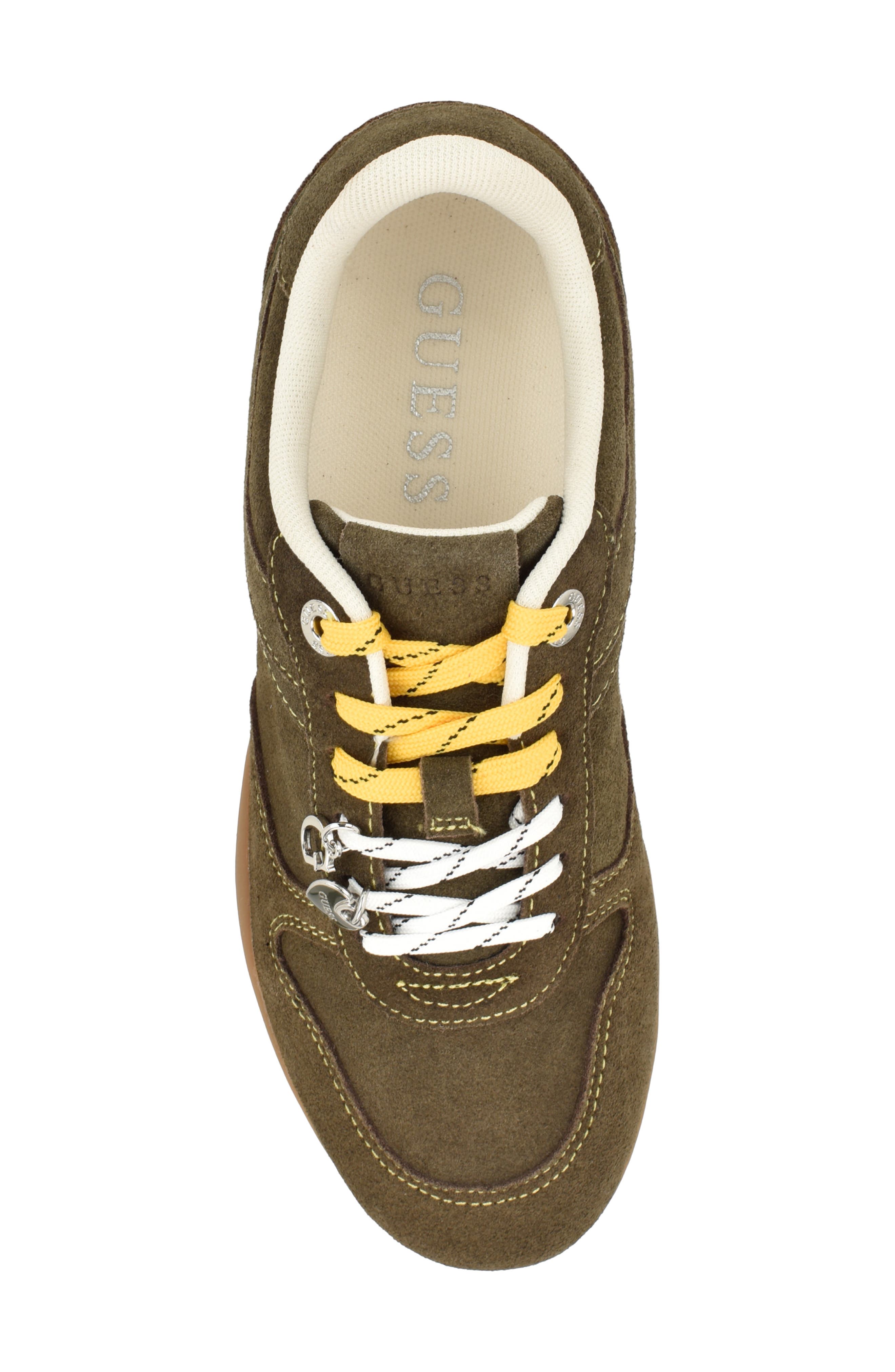 Besar Lace-Up Sneaker, Alternate, color, DARK GREEN