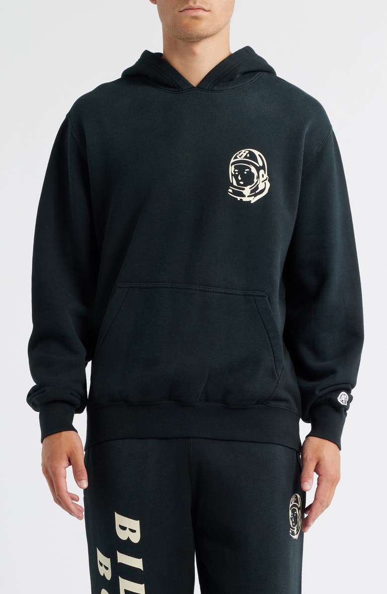 Billionaire Boys Club New World Graphic Hoodie, Main, color, Black