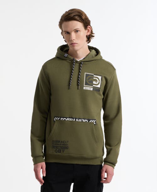 Ecko Unltd . Edge Hoodie In Olive