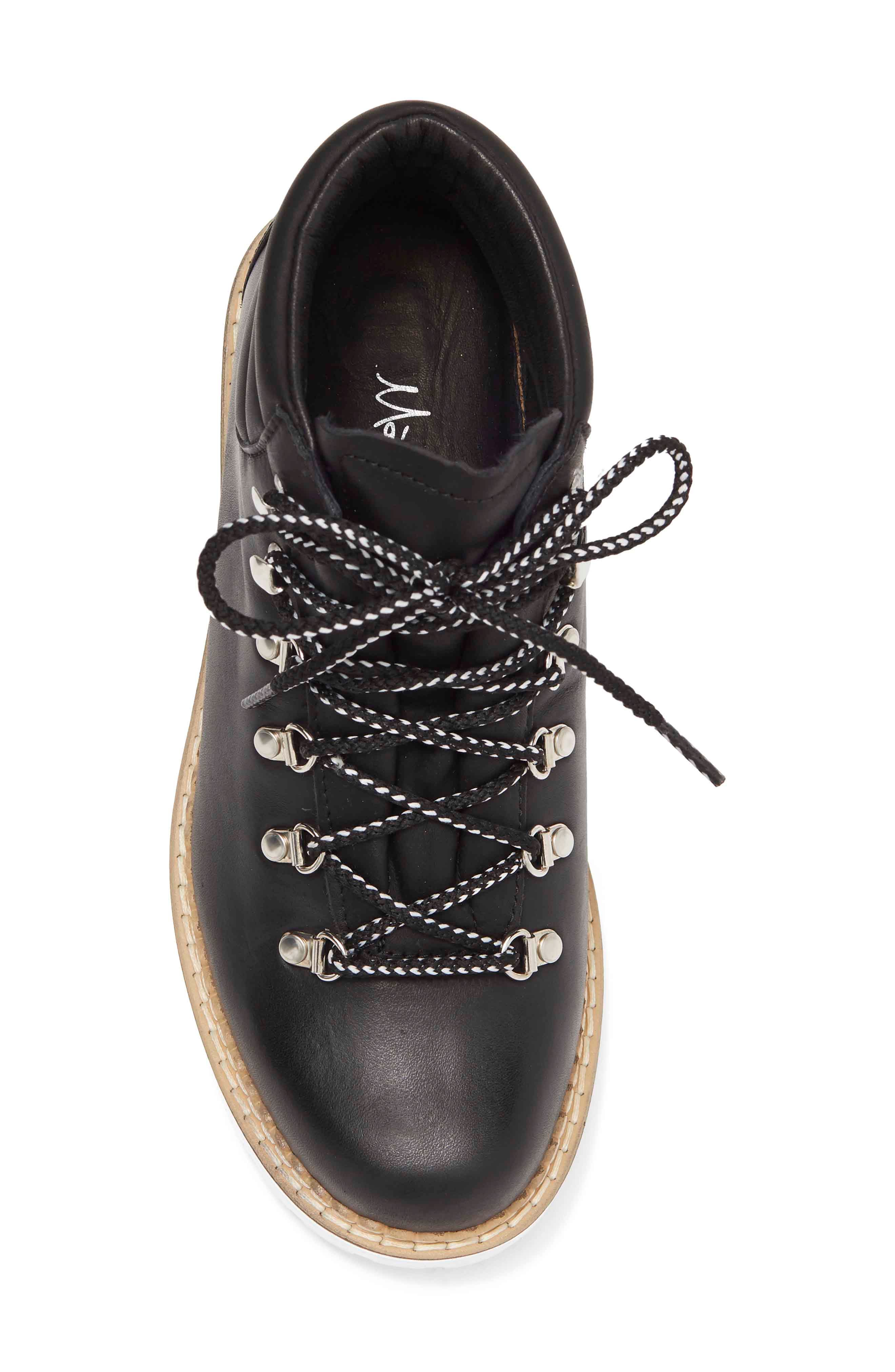La Montelliana Margherita Lace-Up Boot, Alternate, color, Black