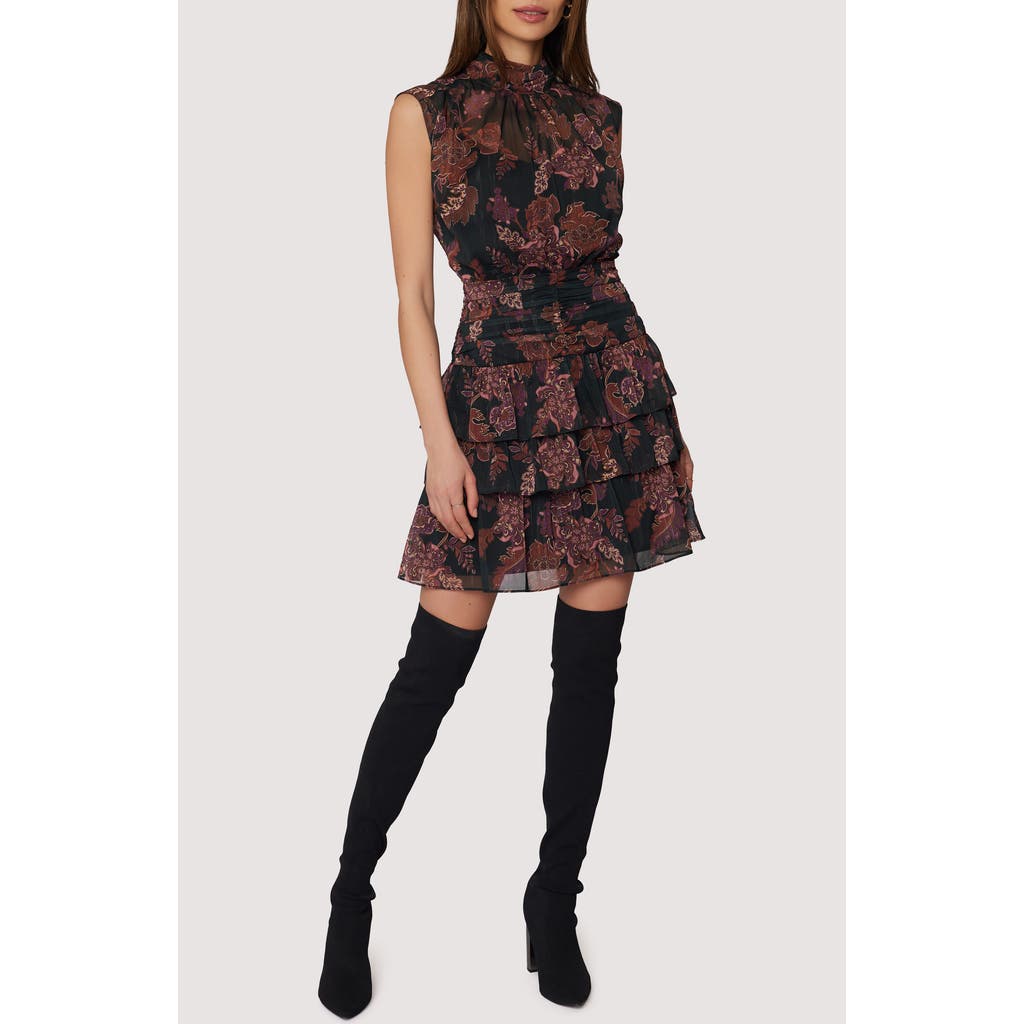 Lost + Wander Whispers Of Bohemia Minidress In Multi