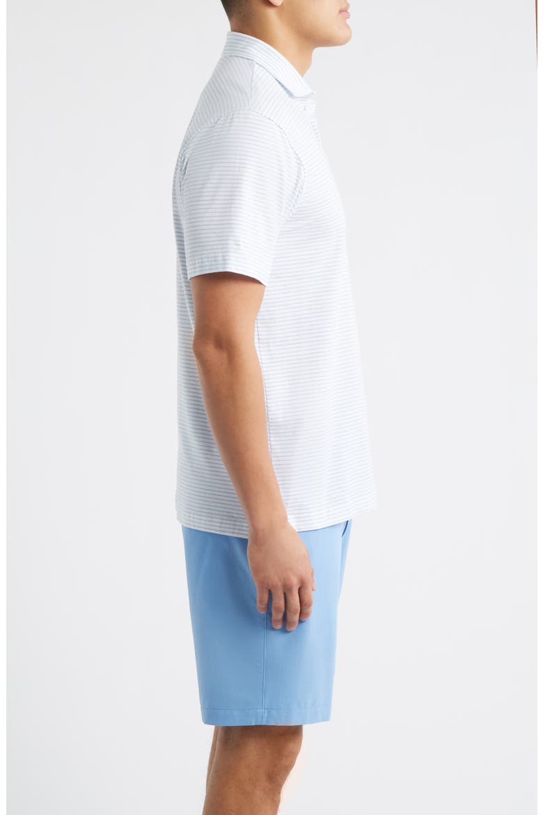 Crown Flex Pima Cotton Blend Polo, Alternate, color, WHITE