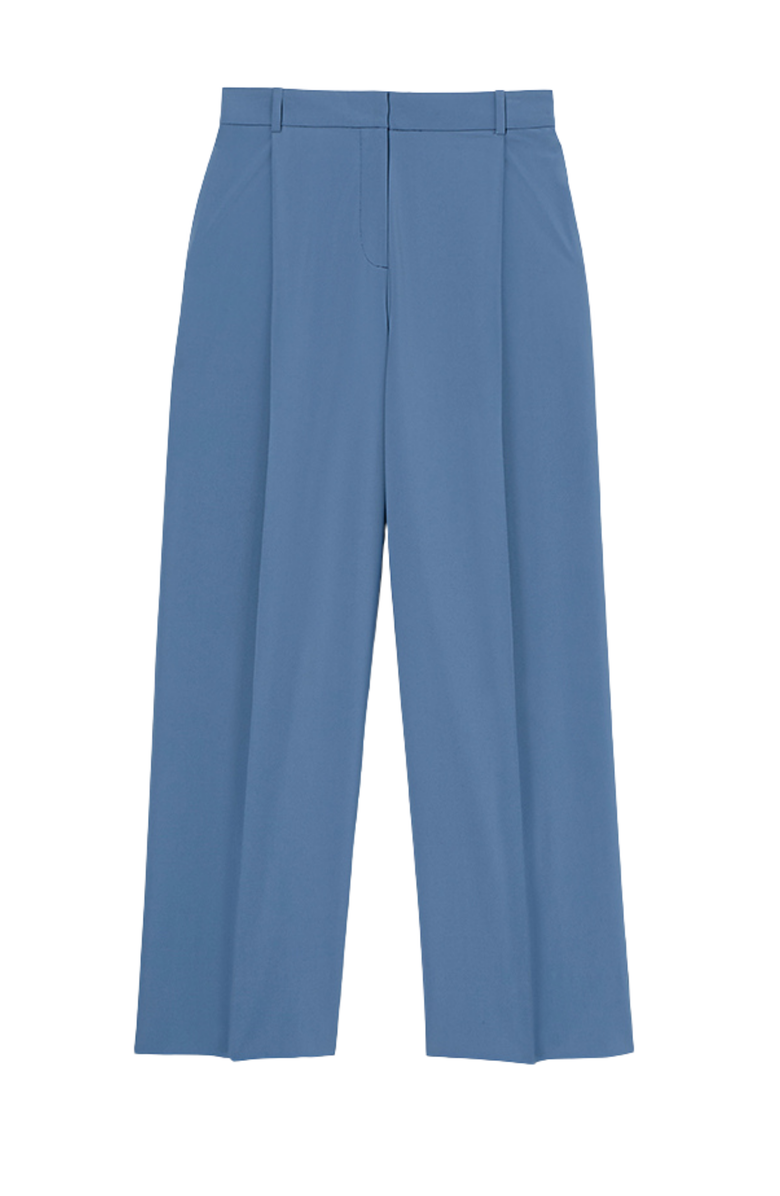 M.M.LaFleur Rina Sculptural Pant - OrigamiTech, Alternate, color, Dusty Blue