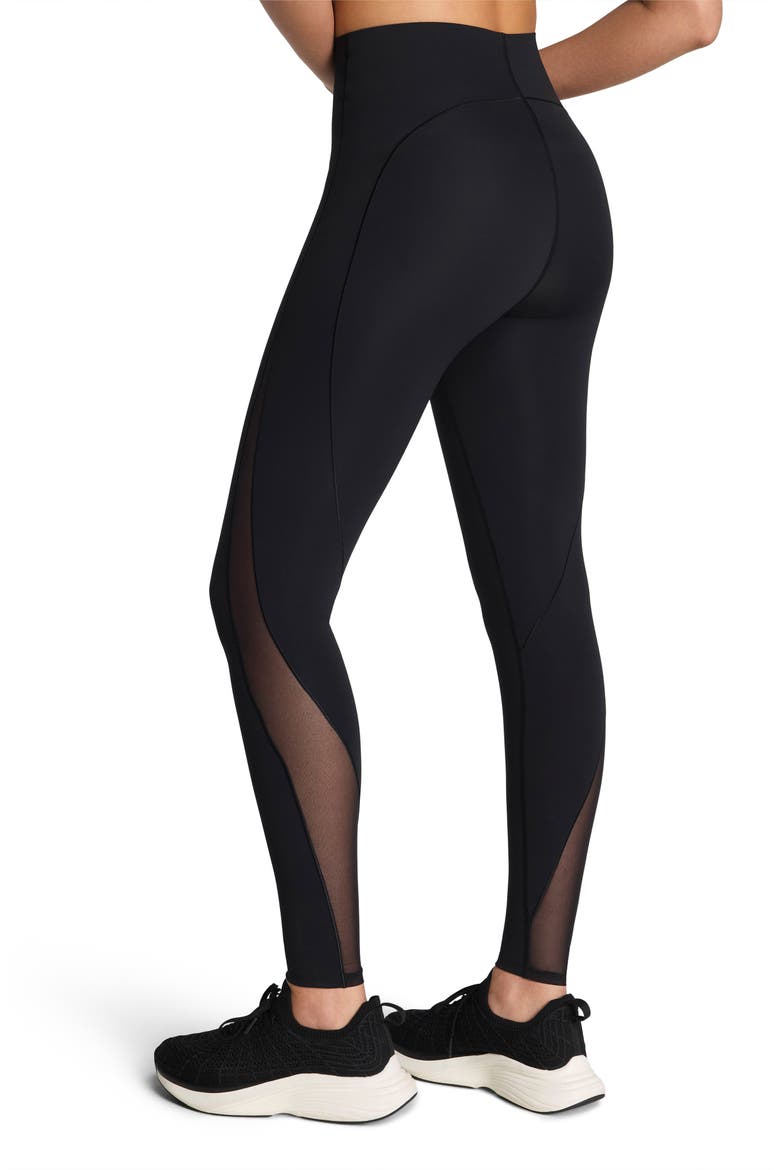 CoreLuxe Meshery Full Length Leggings, Alternate, color, VERY BLACK