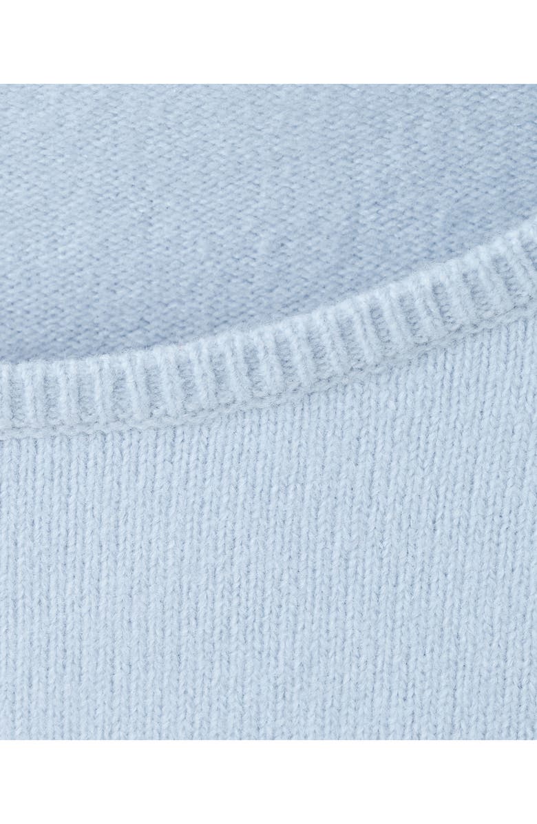 MANGO Boat Neck Sweater, Alternate, color, Sky Blue