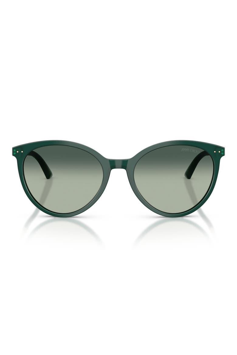 JC5060 53mm Phantos Sunglasses, Main, color, OPALINE DARK GREEN