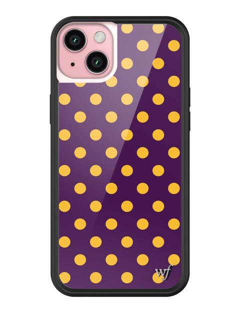 Polka Dot | Purple and Yellow iPhone Case