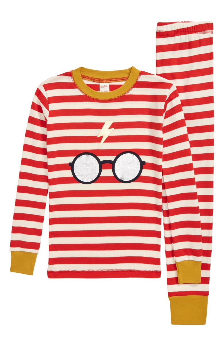Mini Boden Harry Potter Fitted Two-Piece Pajamas, Main, color,