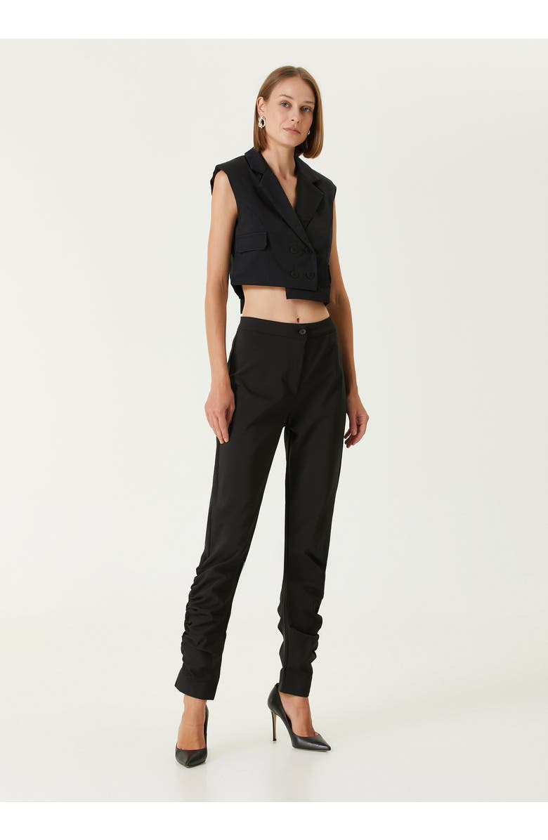 PCFG Woven Crop Vest, Alternate, color, Black