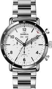 Shinola The Canfield Chrono Bracelet Watch, 45mm